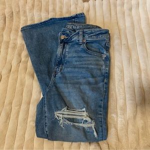 American Eagle Super Hi Rise Flare 12 XShort